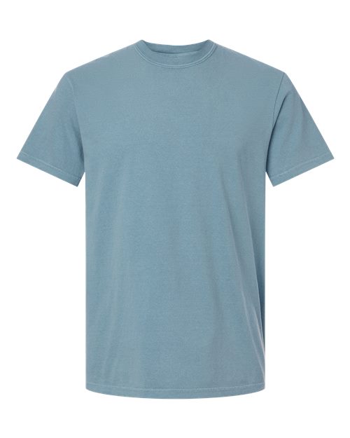 Unisex Garment-Dyed Heavyweight T-Shirt - Ice Blue Front