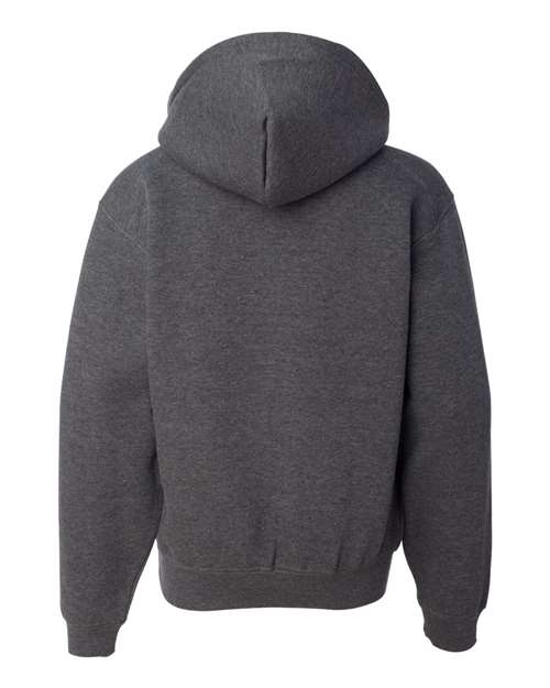 Youth Hooded Sweatshirt - Charcoal Back