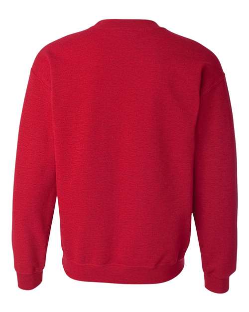 Unisex Heavy Blend™ Crewneck Sweatshirt - Antique Cherry Red Back