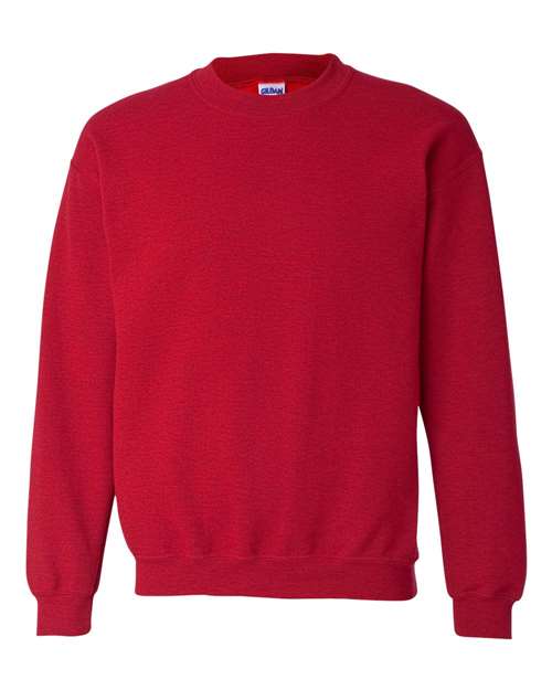Unisex Heavy Blend™ Crewneck Sweatshirt - Antique Cherry Red Front