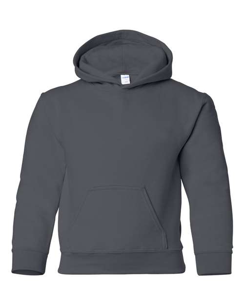 Gildan Youth Heavy Blend™ Hooded Sweatshirt - Charcoal Front