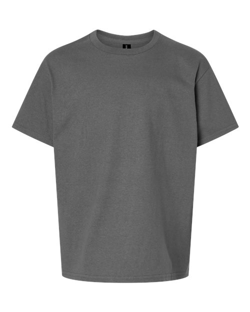 Gildan Youth Ultra Cotton® T-Shirt - Charcoal Front