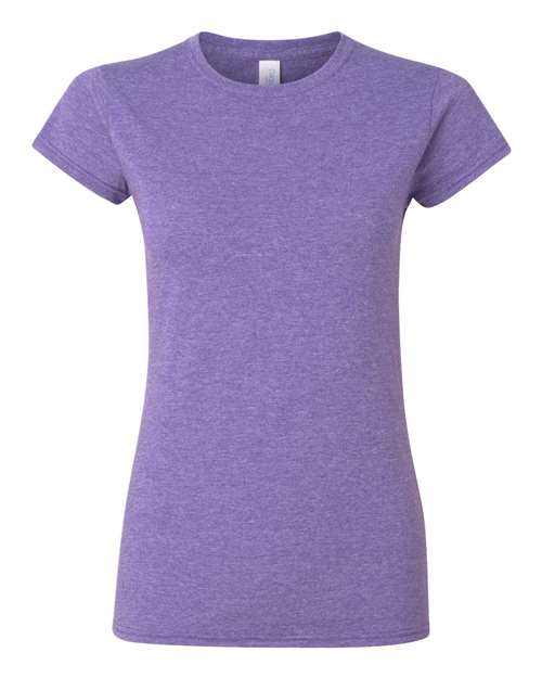 Gildan Women's Softstyle® T-Shirt - Heather Purple Front