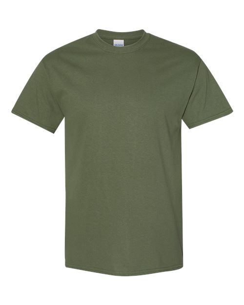 Gildan Youth Heavy Cotton™ T-Shirt - Military Green Front