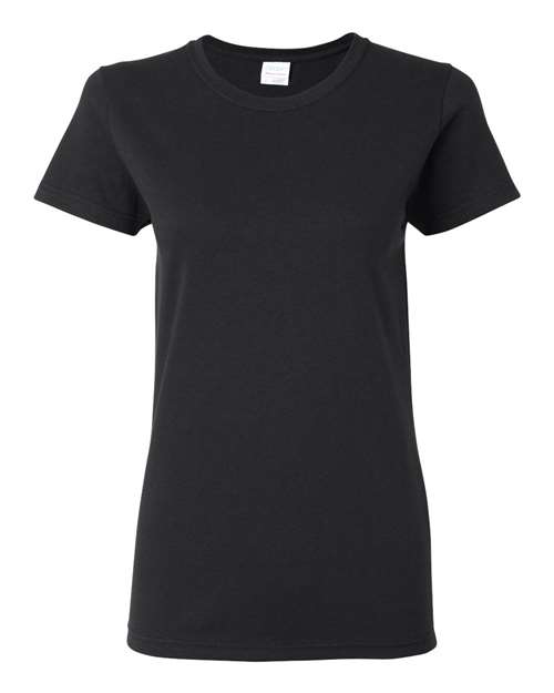 Gildan Women's Heavy Cotton™ T-Shirt - Black Front