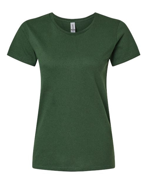Gildan Women's Heavy Cotton™ T-Shirt - Forest Green Front