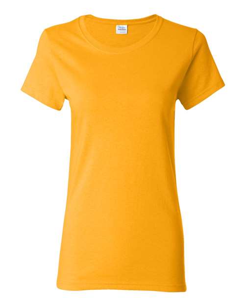Gildan Women's Heavy Cotton™ T-Shirt - Gold Front