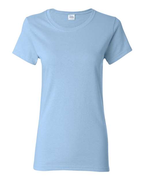 Gildan Women's Heavy Cotton™ T-Shirt - Light Blue Front