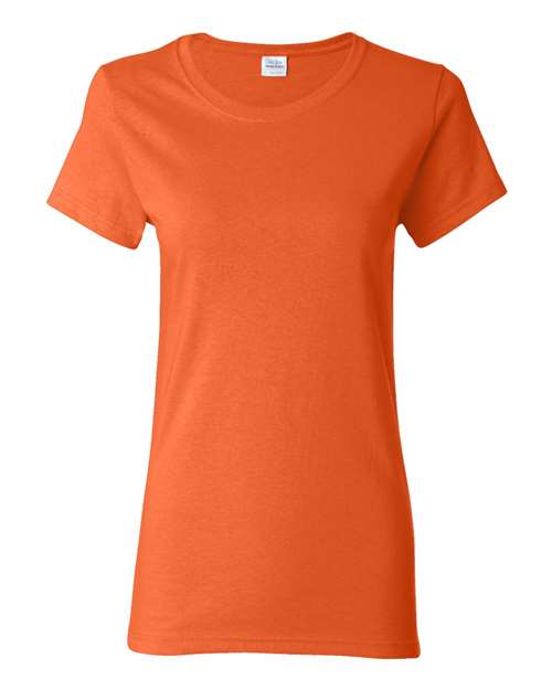 Gildan Women's Heavy Cotton™ T-Shirt - Orange Front