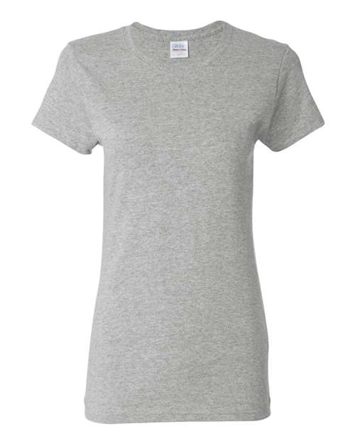 Gildan Women's Heavy Cotton™ T-Shirt - Sport Grey Front