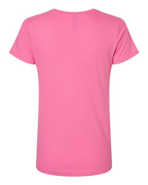 Women's Softstyle® V-Neck T-Shirt - Azalea Back