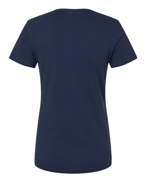 Women's Softstyle® V-Neck T-Shirt - Navy Back