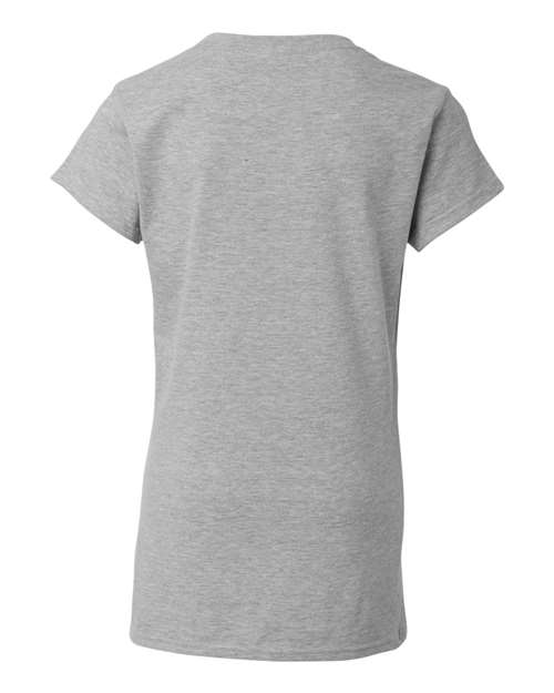 Women's Softstyle® V-Neck T-Shirt - Sport Grey Back