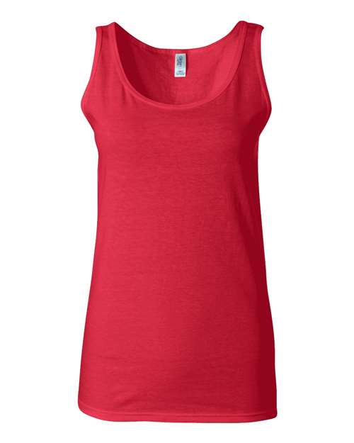 Women's Softstyle® Tank Top - Cherry Red Front