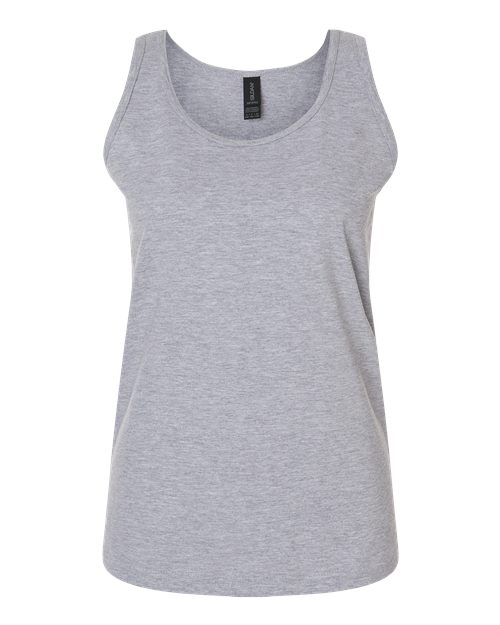 Gildan Women's Softstyle® Tank Top - Sport Grey Front