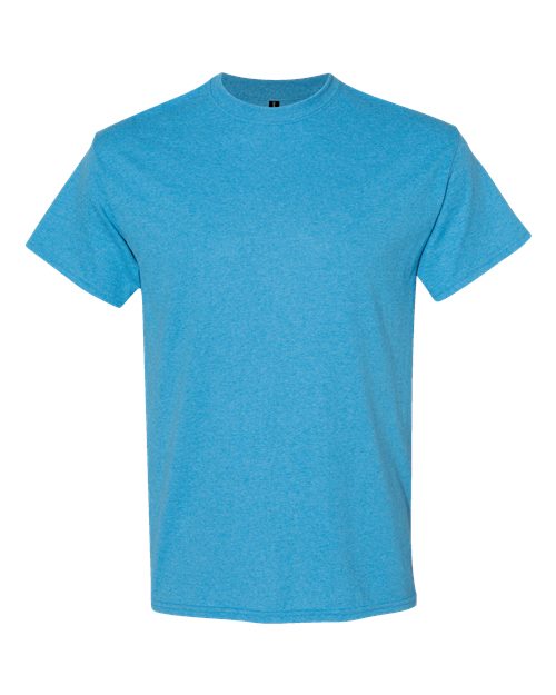 Gildan Unisex Heavy Cotton™ T-Shirt - Heather Sapphire Front