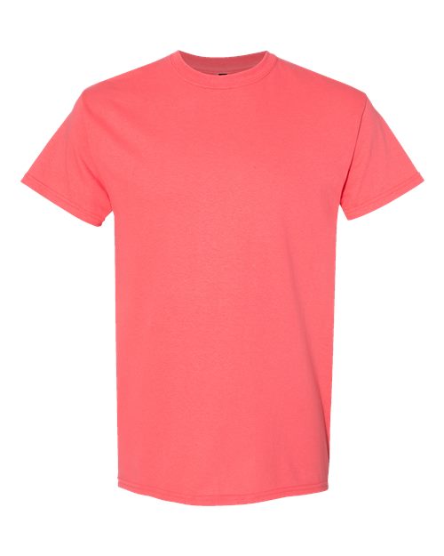 Gildan Unisex Heavy Cotton™ T-Shirt - Coral Silk Front