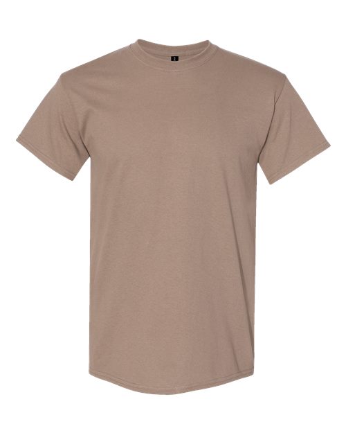 Gildan Unisex Heavy Cotton™ T-Shirt - Brown Savana Front