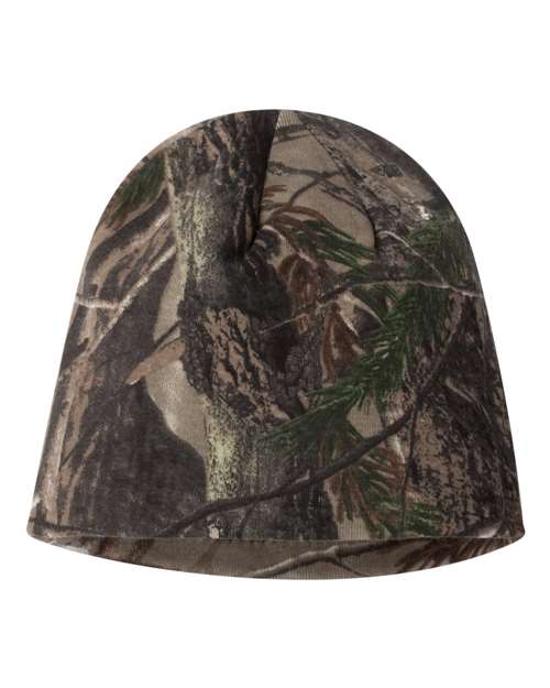 8" Licensed Camo Beanie - Realtree All Purpose Back