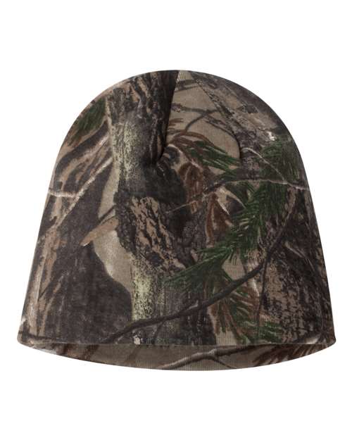 8" Licensed Camo Beanie - Realtree All Purpose Front