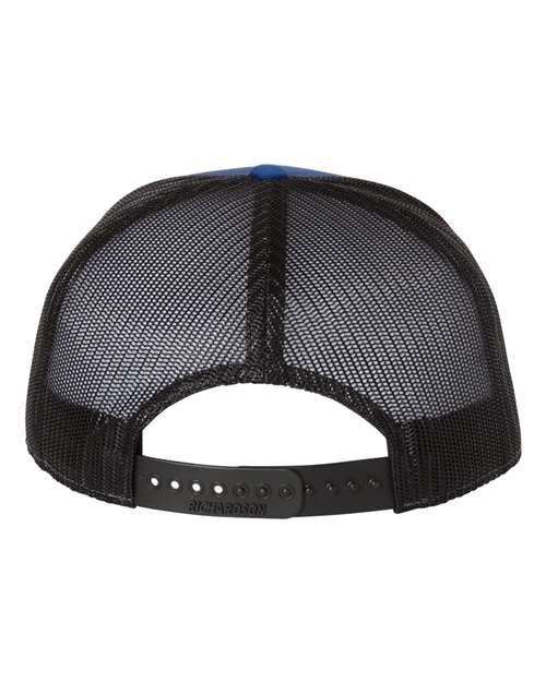 Seven-Panel Trucker Cap - Royal/ Black Back