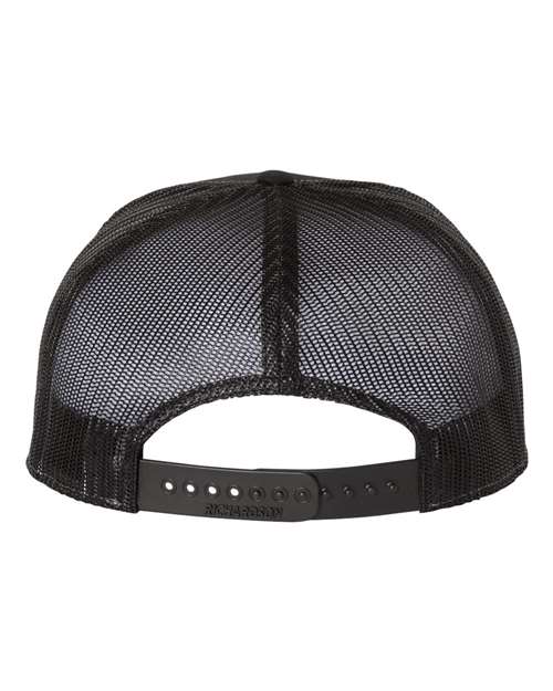 Seven-Panel Trucker Cap - Heather Grey/ Black Back