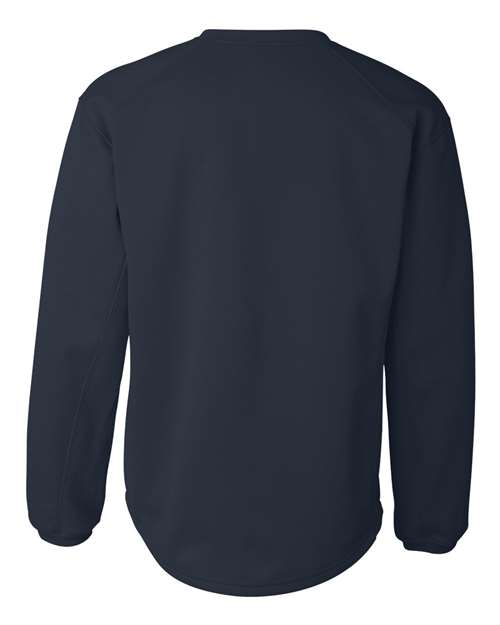 Men's BT5 Performance Fleece Crewneck Sweatshirt - Navy Back