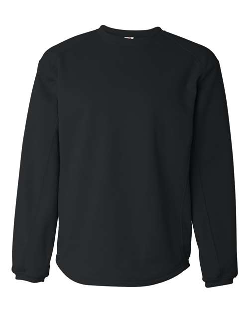 Men's BT5 Performance Fleece Crewneck Sweatshirt - Black Front