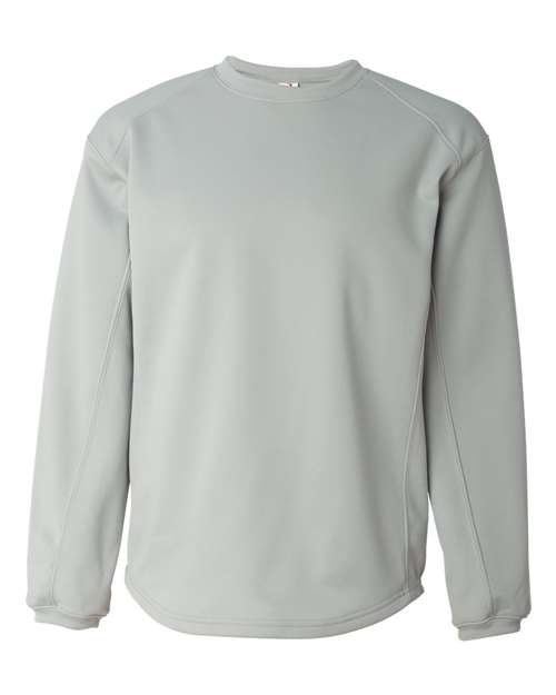 Men's BT5 Performance Fleece Crewneck Sweatshirt - Silver Front