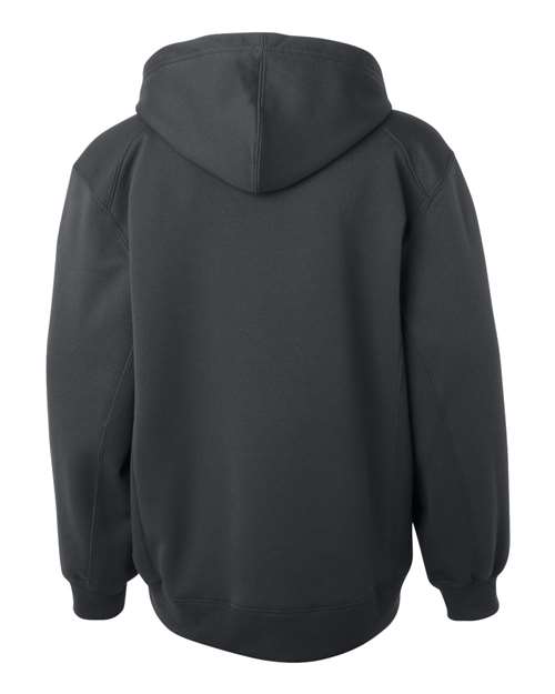 Youth Performance Fleece Hooded Sweatshirt - Graphite Back