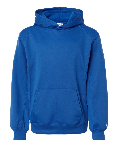 Youth Performance Fleece Hooded Sweatshirt - Royal Front