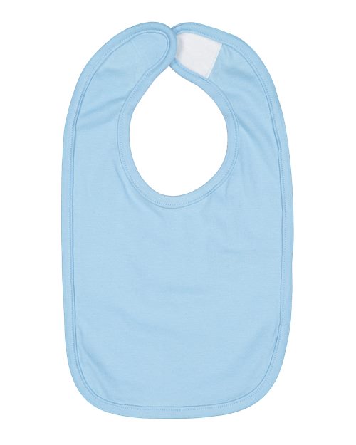 Infant Premium Jersey Bib - Light Blue Front