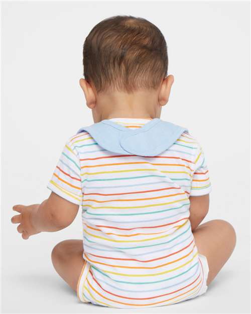 Infant Premium Jersey Bib - Light Blue Back