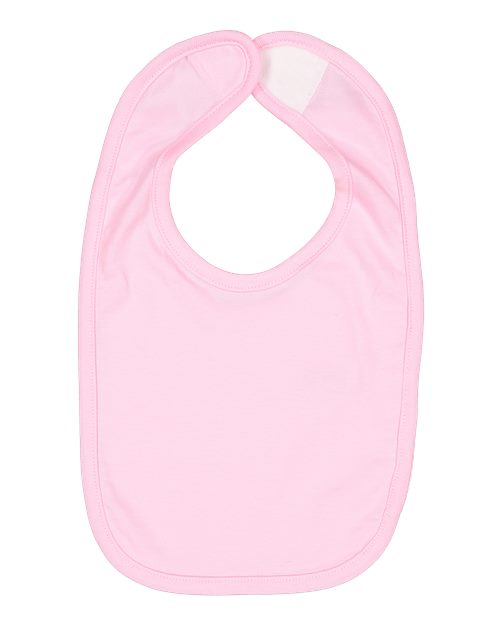 Infant Premium Jersey Bib - Pink Front