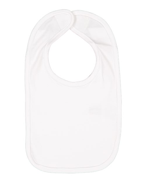 Infant Premium Jersey Bib - White Front
