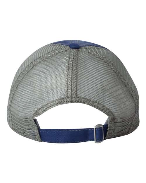Bounty Dirty-Washed Mesh-Back Cap - Ocean/ Sage Back