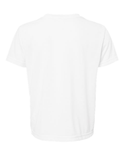 Toddler Polyester Sublimation Tee - White Back