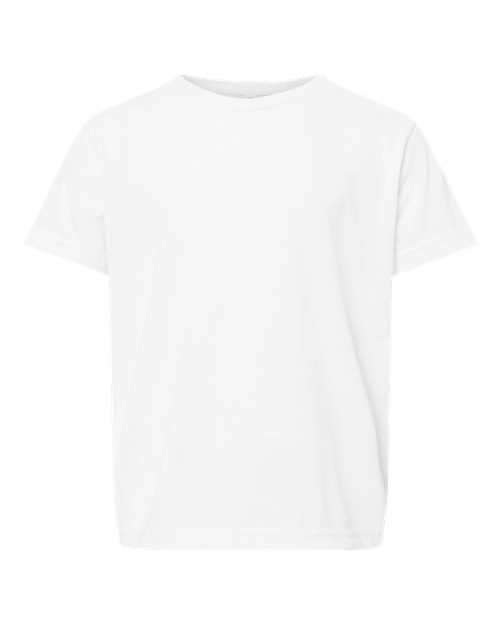 Toddler Polyester Sublimation Tee - White Front