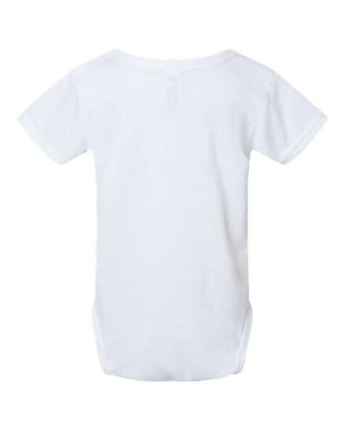 Infant Polyester Sublimation Bodysuit - White Back