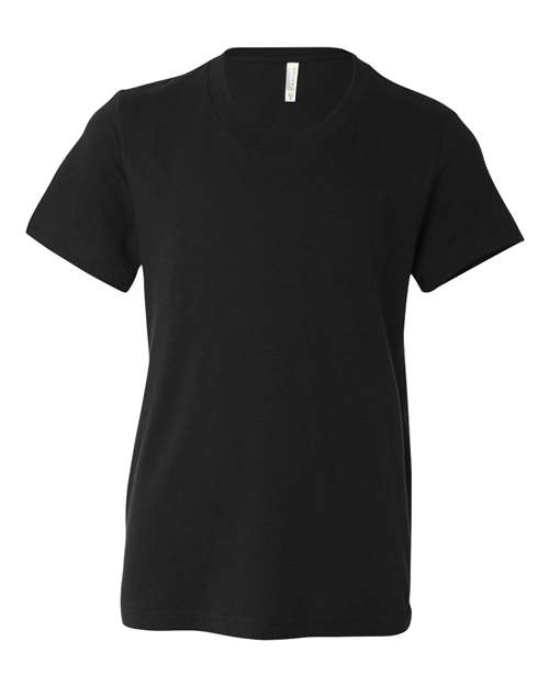 Youth Jersey Tee - Black Front