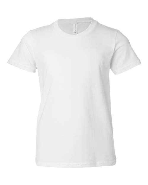 Youth Jersey Tee - White Front