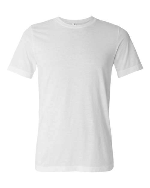 BELLA + CANVAS Unisex Texture Tee - White Front