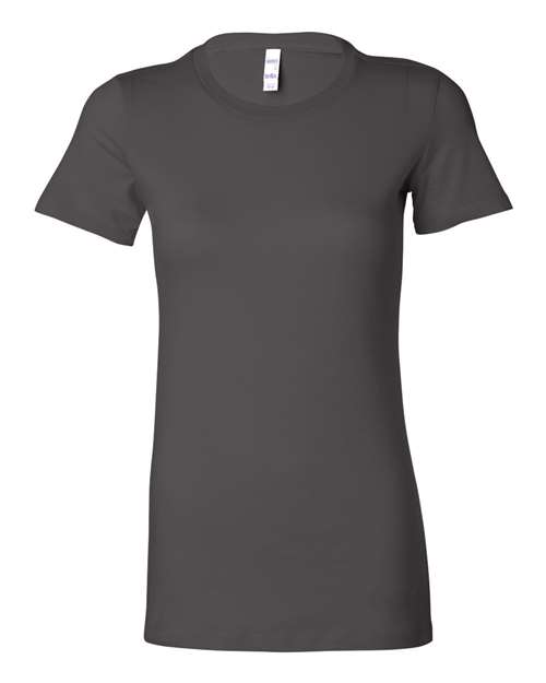 Women's Slim Fit Tee - Asphalt Front