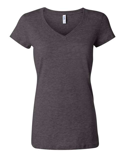 Women’s Jersey V-Neck Tee - Dark Grey Heather Front