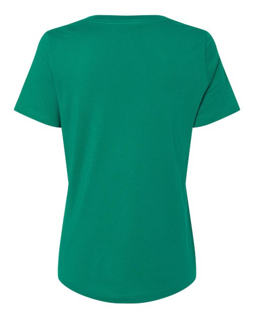 Women’s Relaxed Jersey V-Neck Tee - Kelly Back