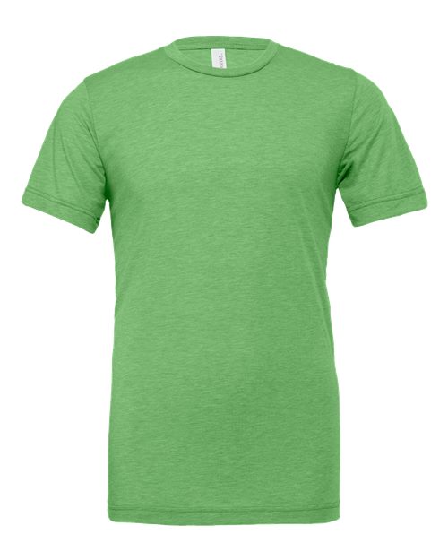 BELLA + CANVAS Triblend Tee - Green Triblend Front