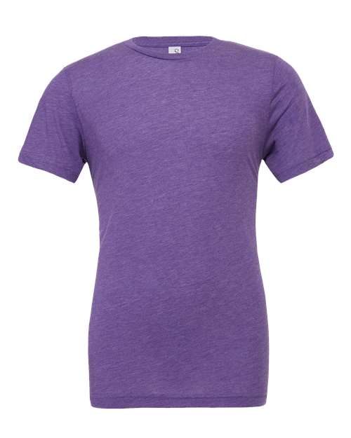 BELLA + CANVAS Triblend Tee - Purple Triblend Front