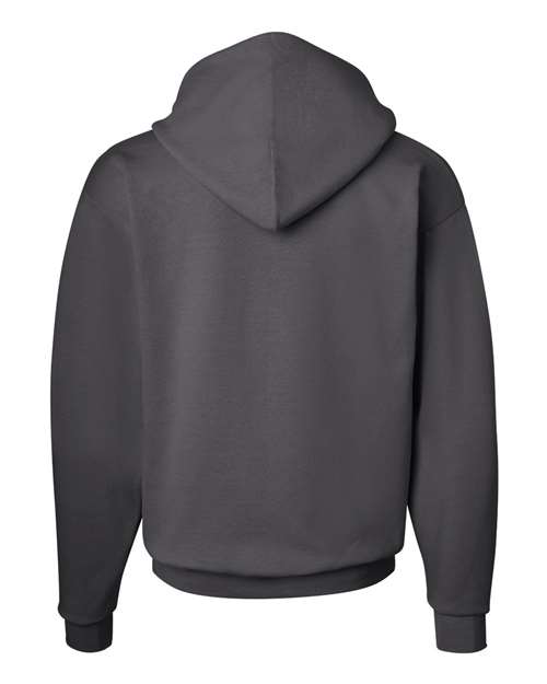 Unisex EcoSmart® Hooded Sweatshirt - Smoke Grey Back