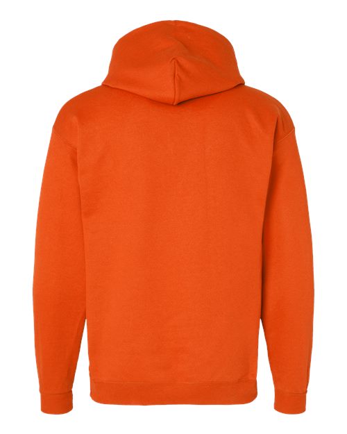 Unisex EcoSmart® Hooded Sweatshirt - Orange Back