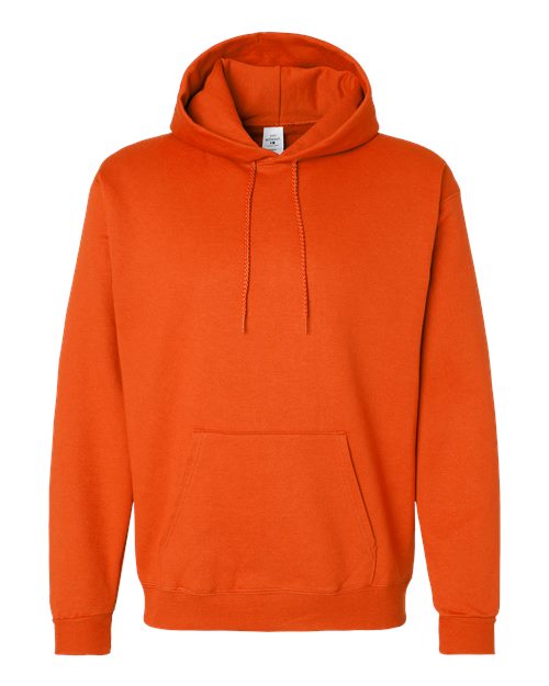 Unisex EcoSmart® Hooded Sweatshirt - Orange Front
